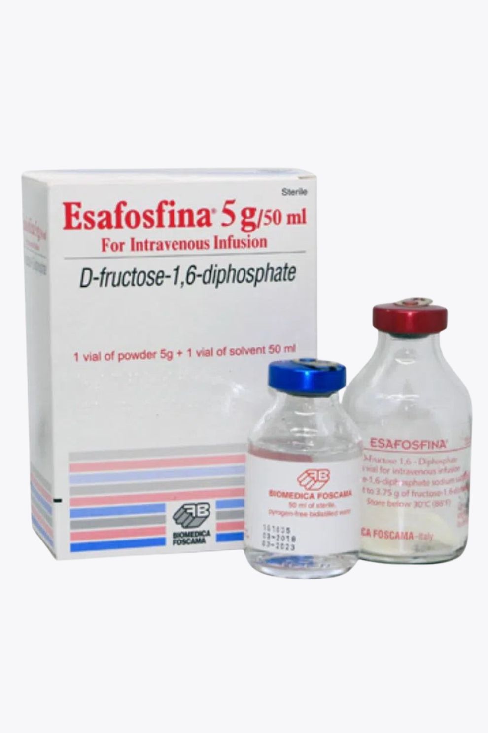 Esafosfina 5g/50ml injekčná liekovka na intravenózne použitie