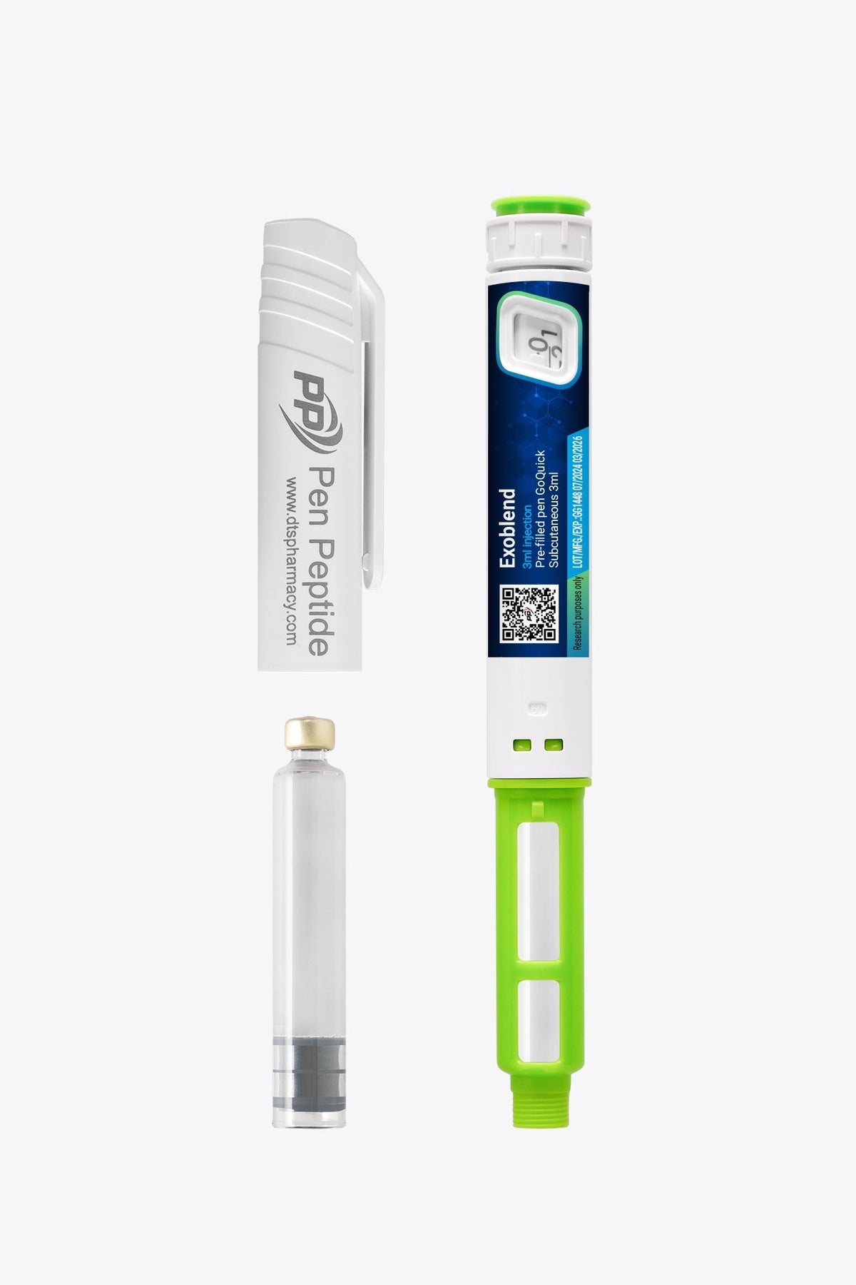 Exoblend 3ml vo forme injekčného pera na subkutánne podanie