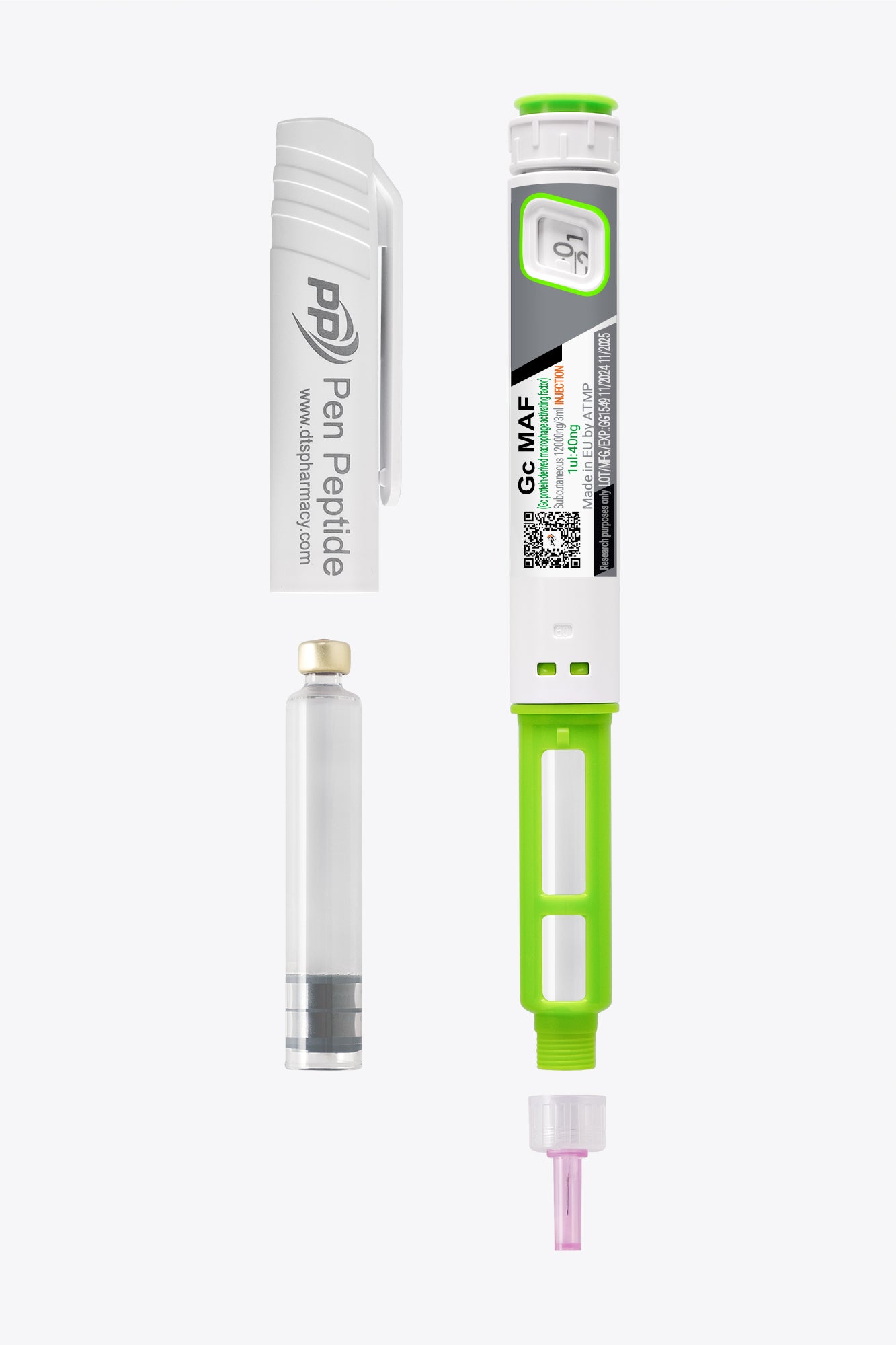 GcMAF 12000ng vo forme injekčného pera na subkutánne podanie