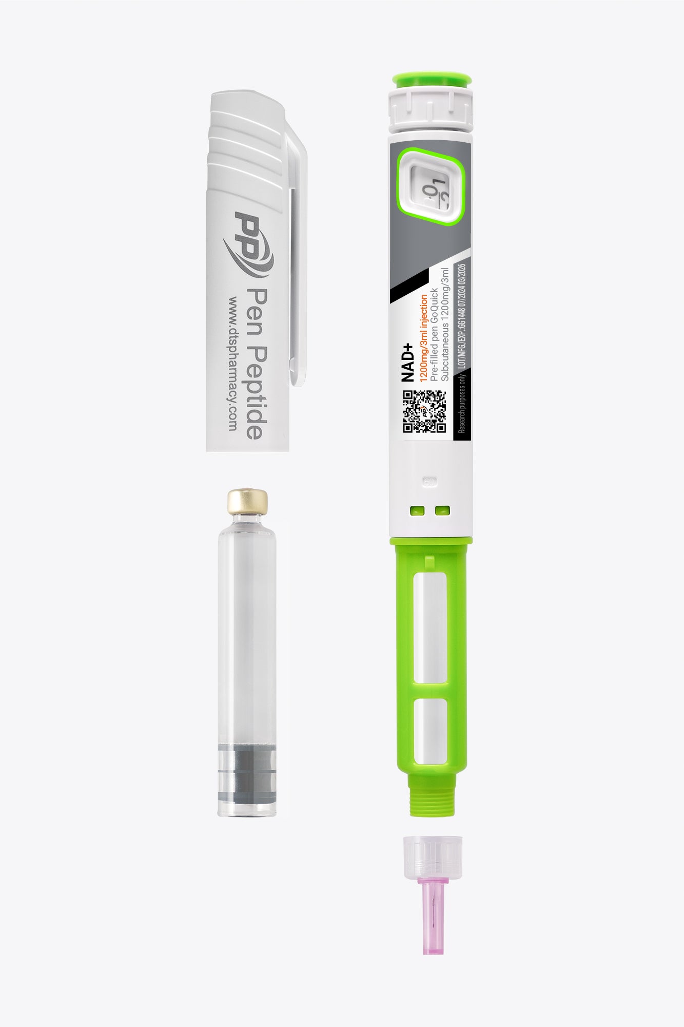 NAD+ 1200mg vo forme injekčného pera na subkutánne podanie
